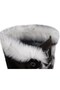 Cat 015Z101184 Utah Fur Dark Grey-Grey Nubuck Women's Boots - 5