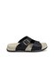 Black women's genuine leather slipper 732.z-251 - 2