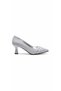 Silver Women's Heeled Shoes 615.960 - 2