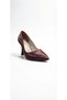 Burgundy Women's Heeled Shoes 659.497