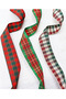 Plaid Pattern Decoration Christmas Ribbon 2.5cm - 5 Meters - 3