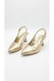 Gold women's stiletto shoe 360.860 - 5