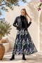 Camo Camouflage Double Lined French Chiffon Fabric Skirt