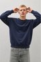 Men's 100% Cotton Comfortable Navy Blue Winter Sweatshirt - 5
