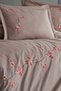 Sakura - 100% Cotton Poplin Embroidered Duvet Cover Set