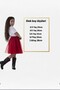 Girl's Red Tutu Skirt April 23, October 29, May 19 Show Special Day Red Show Skirt - 4