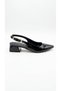 Black Patent Leather Women's Daily Heeled Shoes 036.3910 - 2
