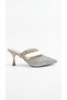 Silver Glitter Women's Heeled Shoes 659.352 - 3