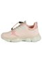 Fk25-2054 Cream-Powder-Green Girls' Sports Shoes - 2