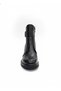 Black Women's Genuine Leather Heeled Boots 039.1101 - 4