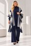 Women's 3-Piece Knitwear Set with Panthool and Blouse - 5