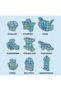 Ocean theme 72 pieces magnetic building blocks 3d magnet crystal pattern educational play set - 4