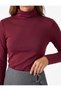 Cotton Long Sleeve High Neck Bodysuit - 4