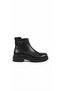 Black Women's Genuine Leather Boots 00617.4106 - 2