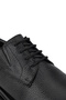 Men's Genuine Leather Black Floter Casual Shoes - 7