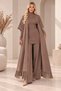 Women's 3-Piece Knitwear Set with Vest, Blouse and Pants - 4