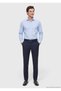 Light Blue Regular Fit Long Woven Classic 100% Cotton Shirt - 3