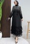 Suna Pearl Chiffon Dress - 4