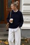 Women's Polo Neck Sweater - 2