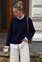 Women's Polo Neck Sweater - 3