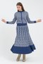 Geometric Patterned Midi Length Knitwear Skirt - 4