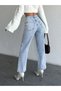 Women's High Waist Wide Leg Jeans |   99% Cotton 1% Elastane Comfortable Fit Denim - 2