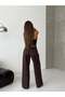 Wide Leg Women's Jean Trousers 100% Cotton High Waist Wide-Leg - 3
