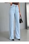 High-Waisted Jean Pants – 100% Cotton, Wide Leg (Flare/Wide Leg), Retro 90S Style Women's Denim - 3