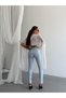 Women's High Waist Skinny Jean Pants - 2