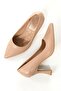 Nude Color Stiletto High Heel Shoes - Kanger - 2