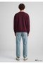 M0S10379 Logo Printed Sweatshirt Men's Sweatshirt Bordo - 4