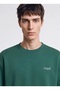 M0S10379 Logo Printed Sweatshirt Men's Sweatshirt Green - 6