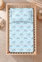 Blue Teddy 100% Cotton Ranforce Baby Elastic Sheet Set