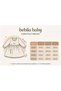Baby Girl Mevlütlük Dress with Bandana and Lace, Newborn Hospital Release 100% Cotton Wedding Dress Evening Dress 4030 - 3