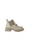 2610425 Genuine Leather Women's Boots Beige with Chain