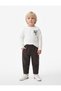 Pockets and Elastic Waist Barrel Cut Jogger Sweatpants