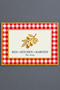Glass Cutting Board with Modern Gold Accents and Red Gingham Theme - Glass Cutting Board |   20cm X 30cm - 5