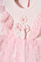 Baby Girl Christening Dress with Bandana, Lace, Newborn Hospital Discharge Wedding Dress, Evening Gown, Christening Dress 66 - 4