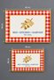 Glass Cutting Board with Modern Gold Accents and Red Gingham Theme - Glass Cutting Board |   20cm X 30cm - 4