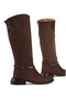 Marlea Women's Boots with Metal Buckle Detail - 4