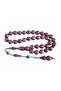 Large size countersunk hole morgul wood rosary lt1251 - 5