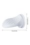 PP Bathroom Shower Foot Rest Easy Installation Suction Cup with Thickened Material Suitable for Poli - 5