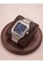 Kallen Square Silver Navy Blue Dial Men's Wristwatch - 2