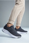 Flexible Orthopedic Breathable Thick Sole Men's Sports Shoes Gray