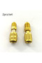 2PCS Vacuum Pump Brass R410a Adapter 5/16 SAE F Quick Couplers To 1/4 SAE for Air Conditioning Adapt - 3