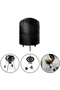 58x77cm Grill Cover 77x58cm/80x66x100cm Waterproof Round BBQ Grill Cover Camping Outdoor Barbecue Co - 8