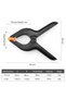 3.5inch 12PCS 1/2/5/10pcs DIY Plastic Clamp Woodworking Fastening Tools Clamps Photo Studio Backgrou - 6