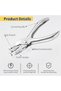 6mm Single Hole Puncher for Crafts and Office,2 Pieces,Stainless Steel Manual Punch for Paper,Tags and Scrapbooks - 3