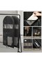 Yelajoy 43 Inch Hanging Garment Bags for Travel and Closet Storage,2 Pack,3 Mesh Pockets,Double Zipper,Clear Tag Holder - 3
