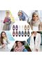 12-Pcs Hijab Pins Clips,Colorful Plastic-Tipped Safety Clips for Scarves,No-Slip Hijab Accessories for Women and Girls - 3